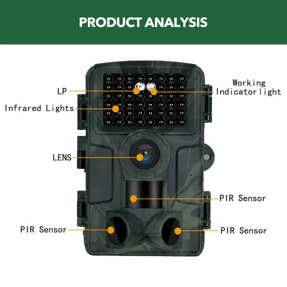 4K WiFi Trail Camera with Night Vision – IP66