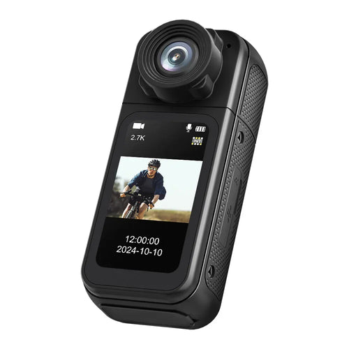 2.7K Mini Action Camera with Rotating Lens