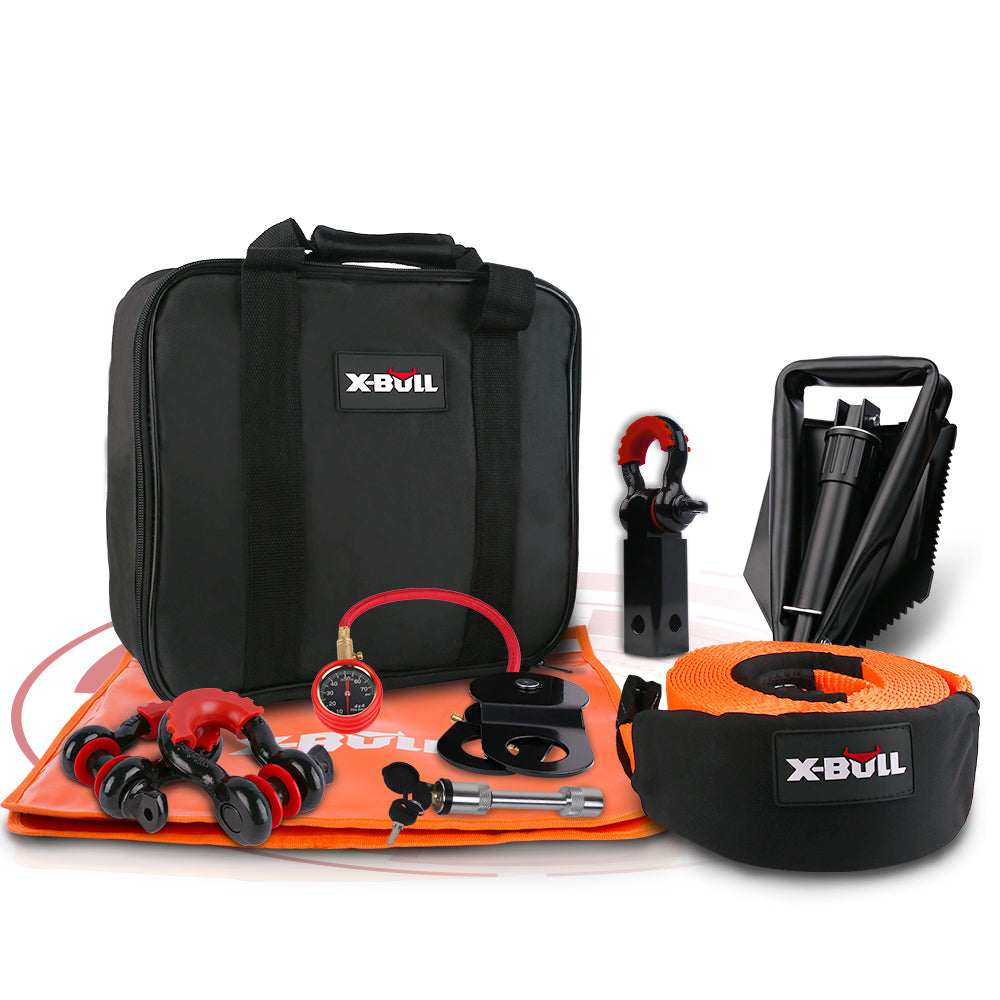 X-BULL 11-Piece Winch Recovery Kit