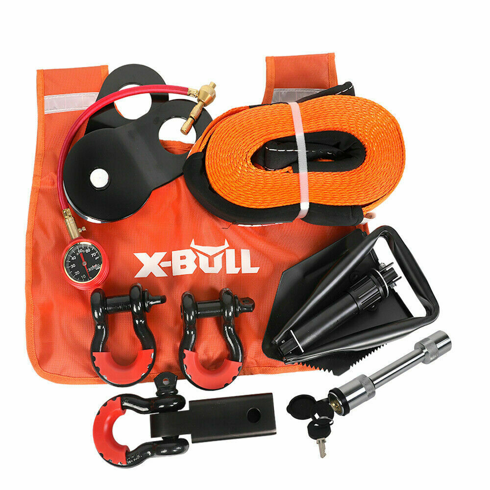 X-BULL 11-Piece Winch Recovery Kit