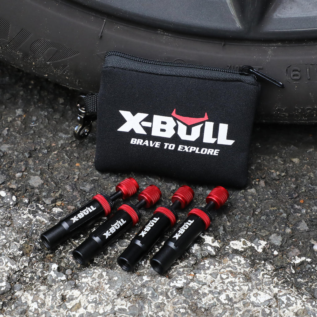 X-BULL Adjustable Tyre Deflators – 4 Pack