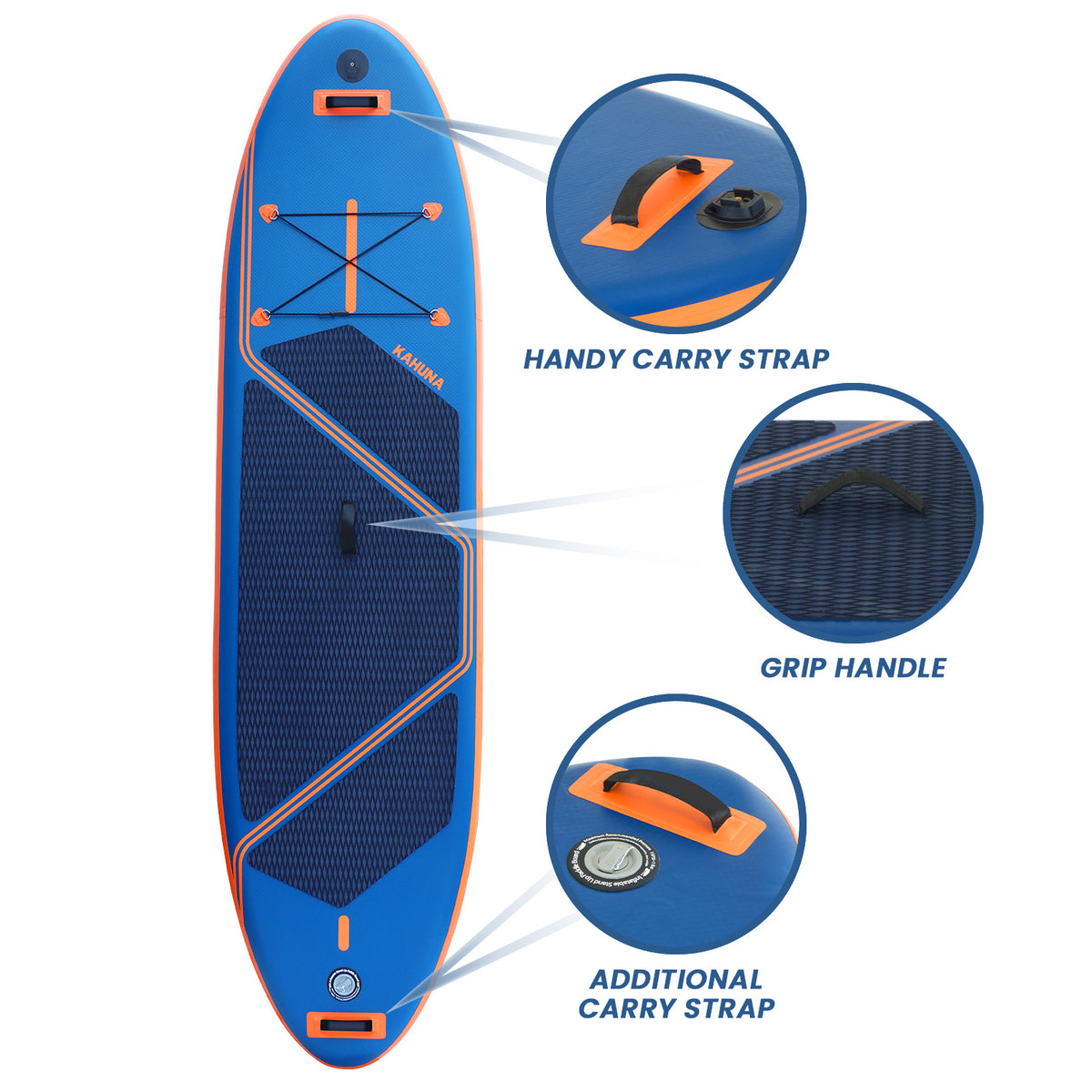 Kahuna Kai 10.6ft Inflatable Stand Up Paddle Board Set