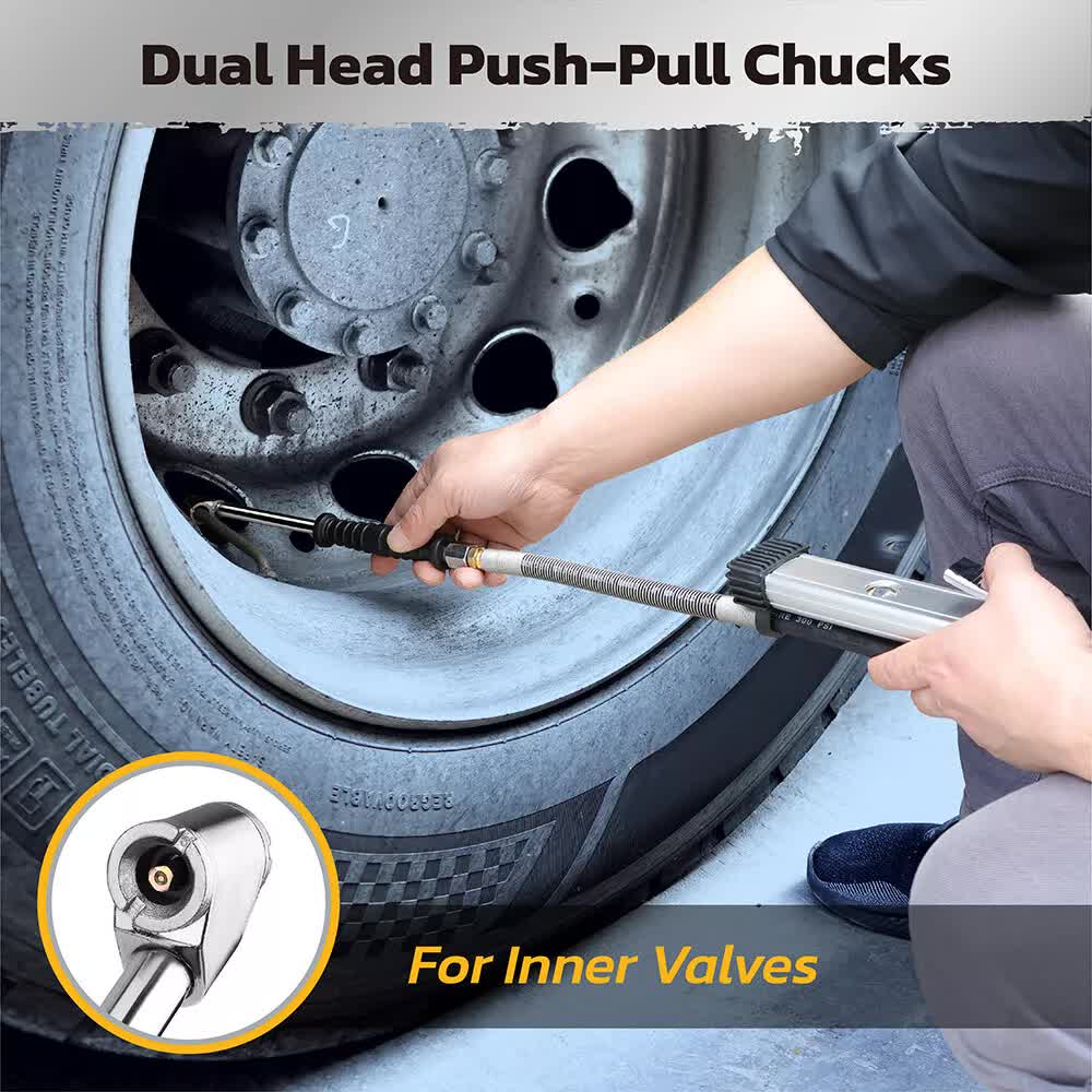 3-in-1 Tyre Inflator Gauge – 255PSI