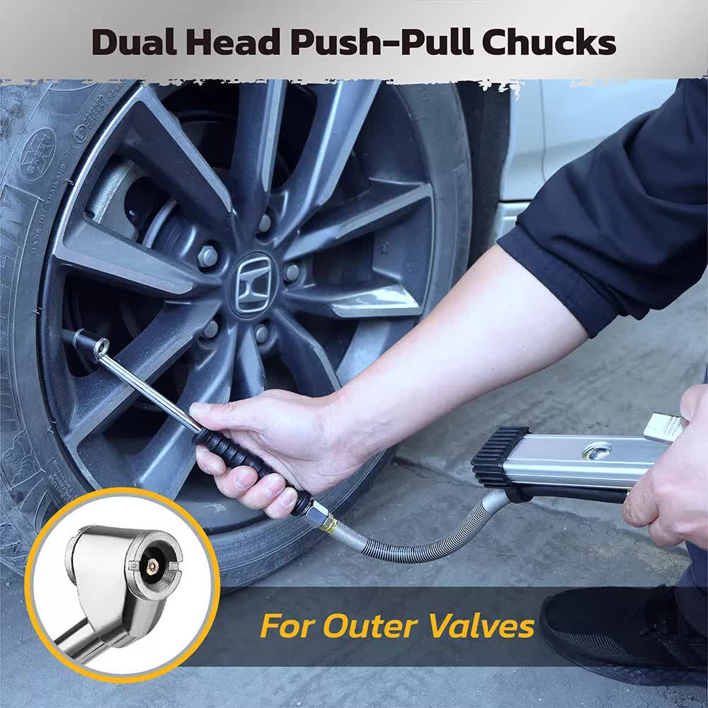 3-in-1 Tyre Inflator Gauge – 255PSI