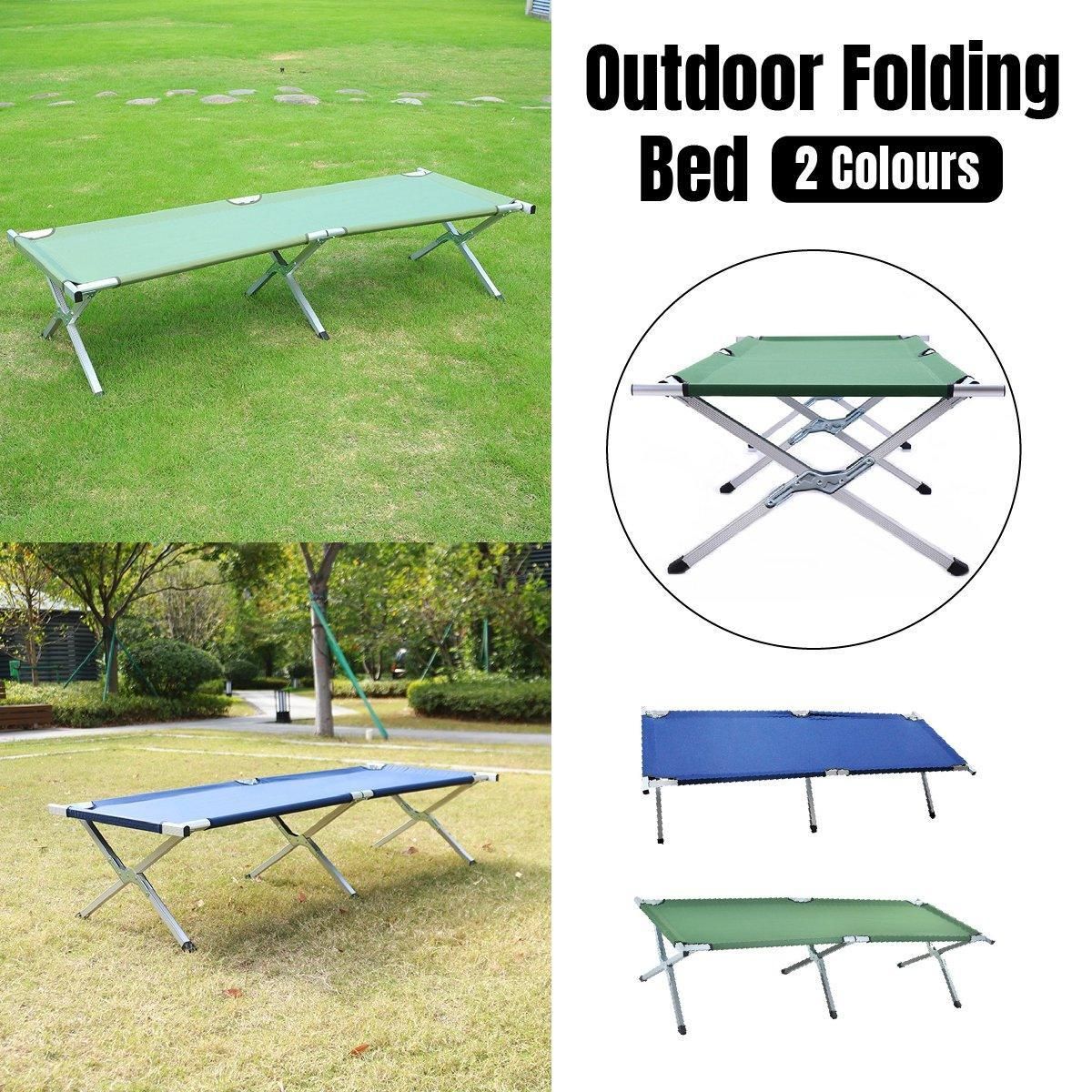Lightweight Folding Camp Stretcher – Green