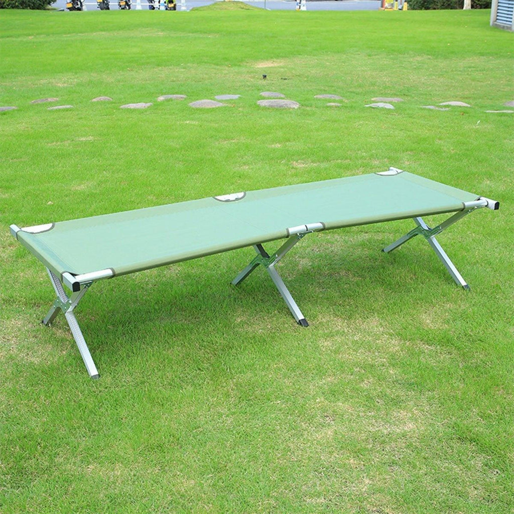 Lightweight Folding Camp Stretcher – Green