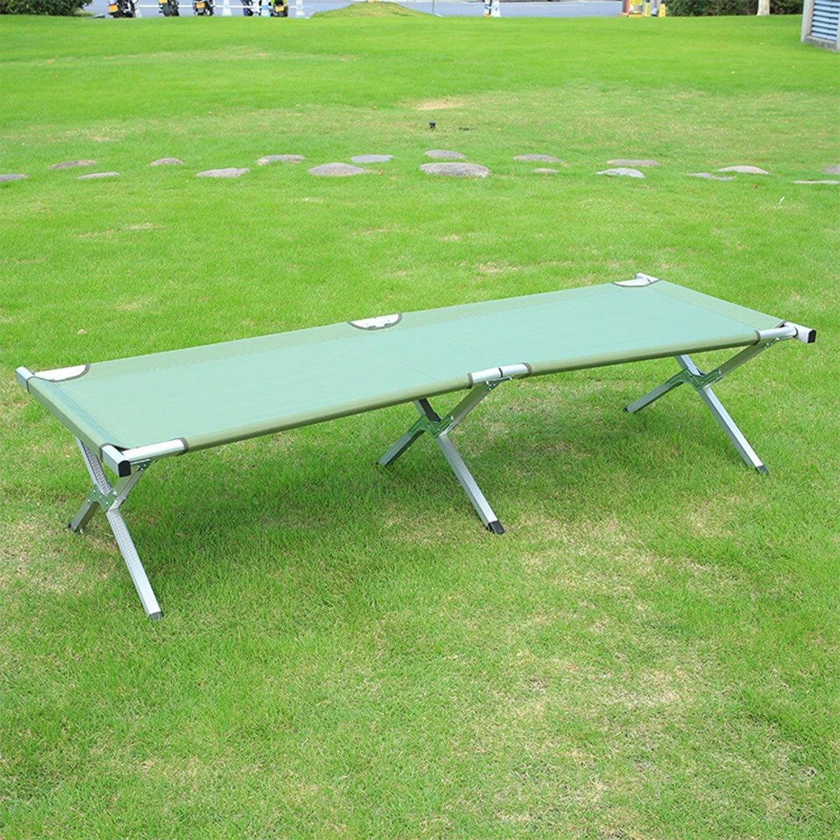 Lightweight Folding Camp Stretcher – Green