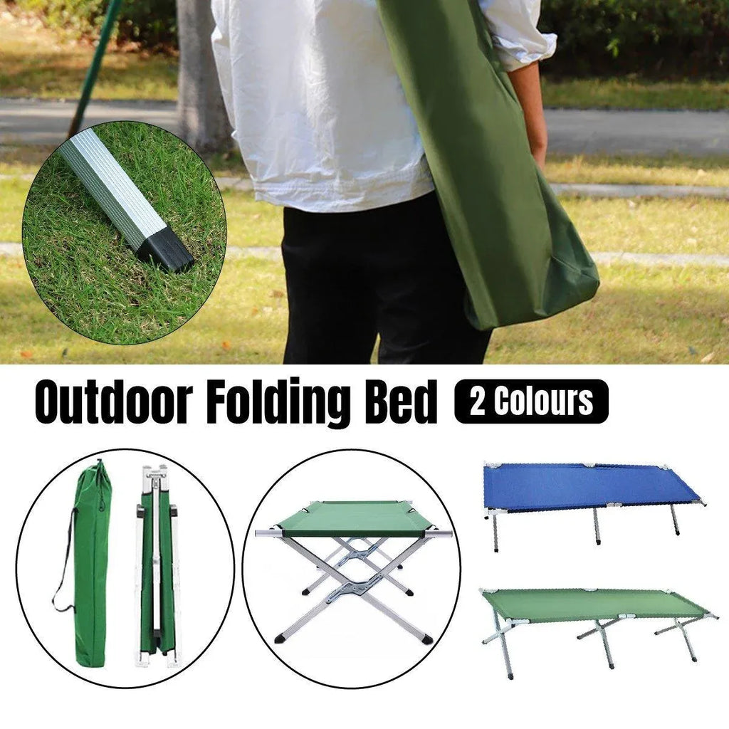 Lightweight Folding Camp Stretcher – Green