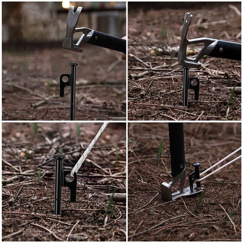 Heavy Duty Steel Tent Pegs 30cm – 10 Pack