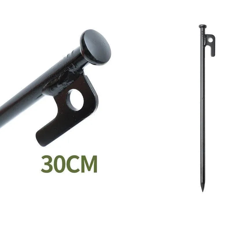 Heavy Duty Steel Tent Pegs 30cm – 10 Pack