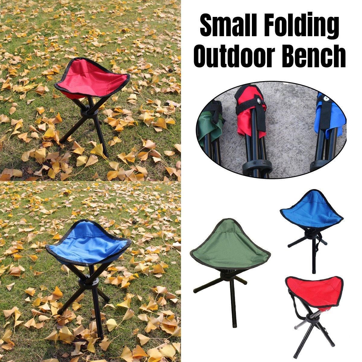 Folding Beach & Fishing Stool – Red