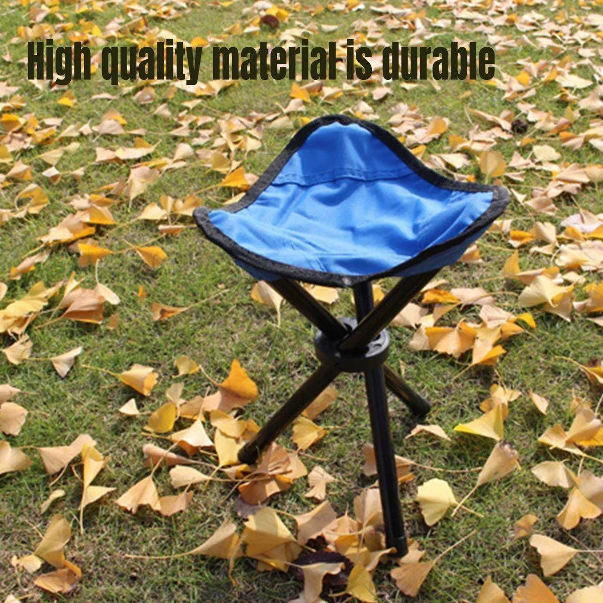 Folding Beach & Fishing Stool – Red