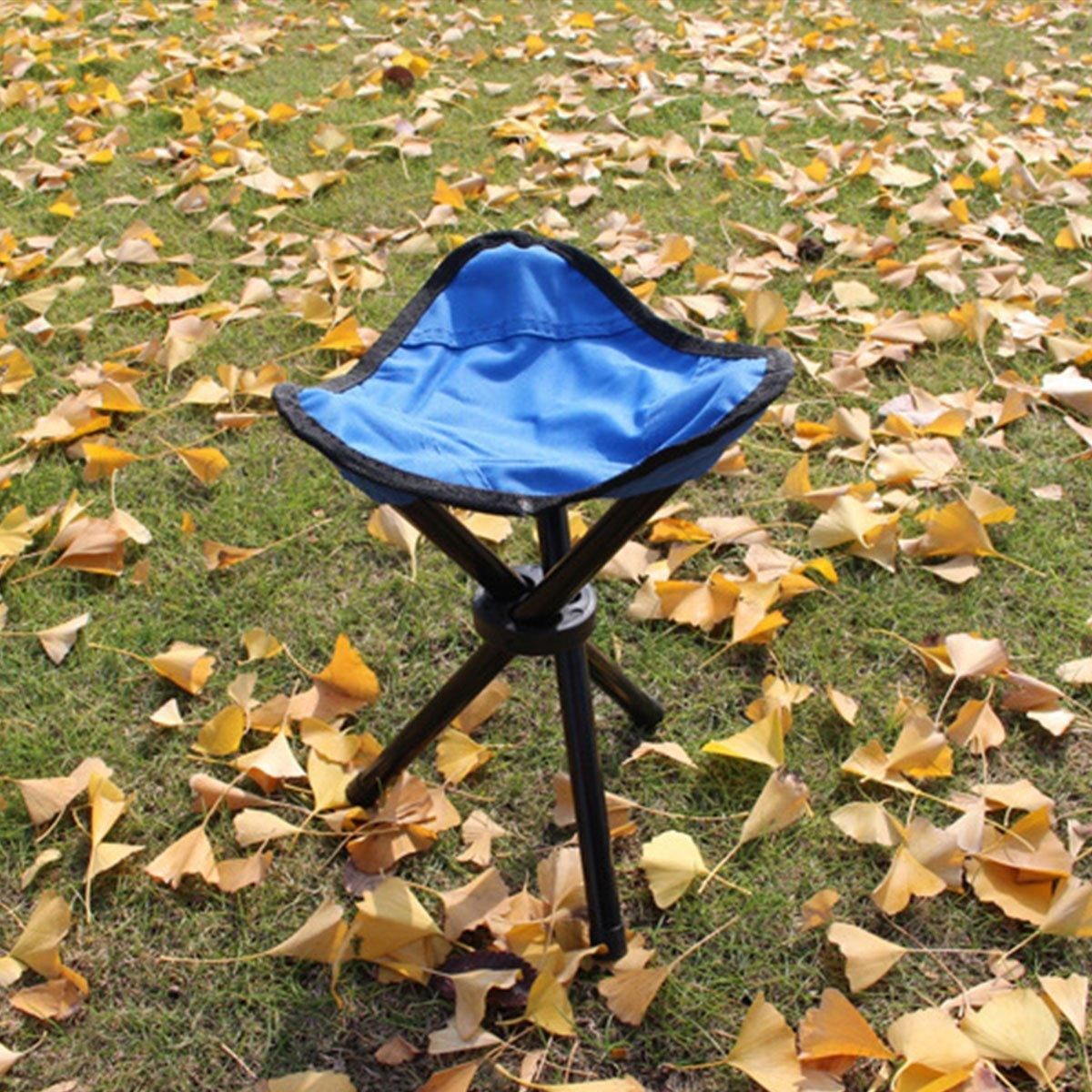 Folding Beach & Fishing Stool – Red