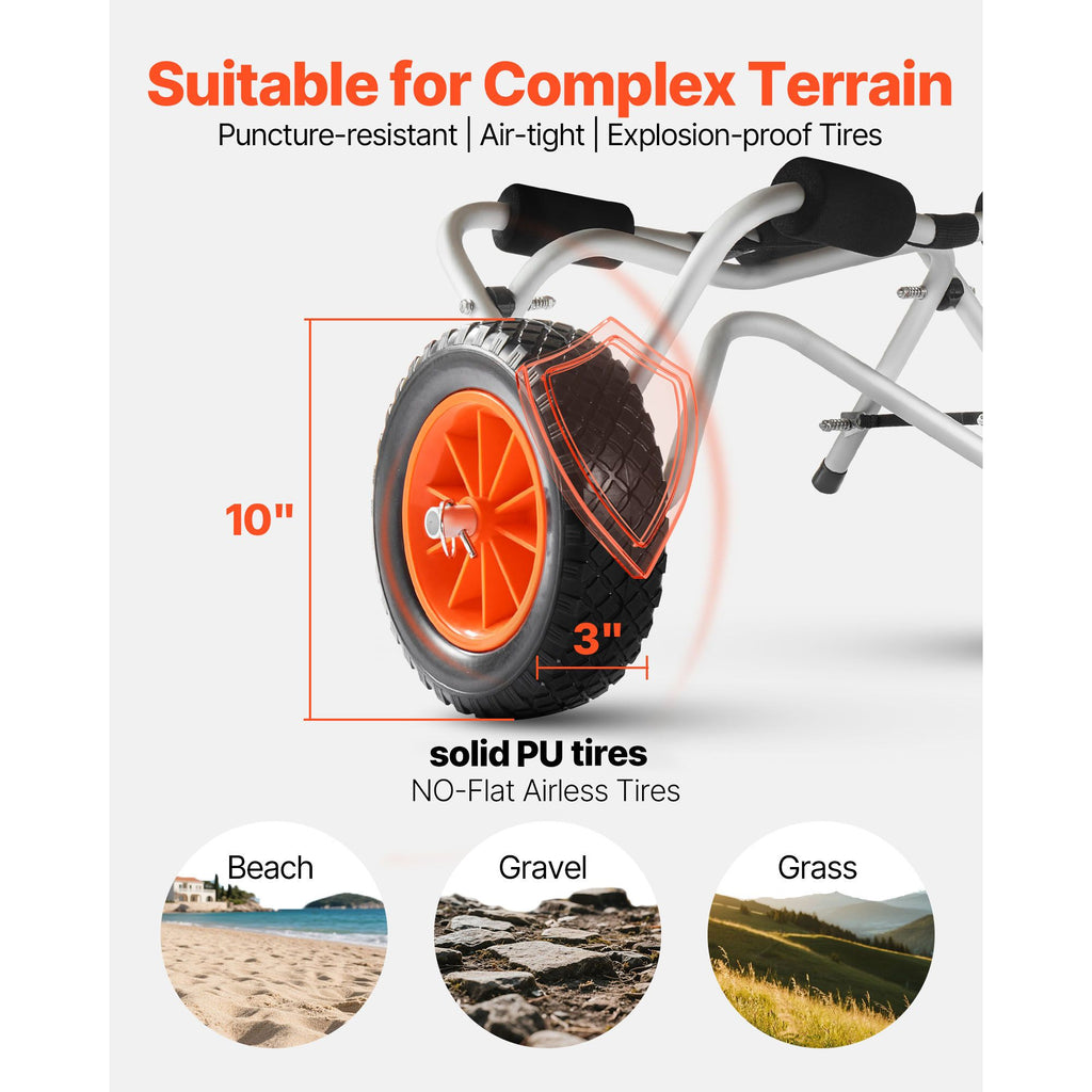 Foldable Kayak & Paddle Board Cart