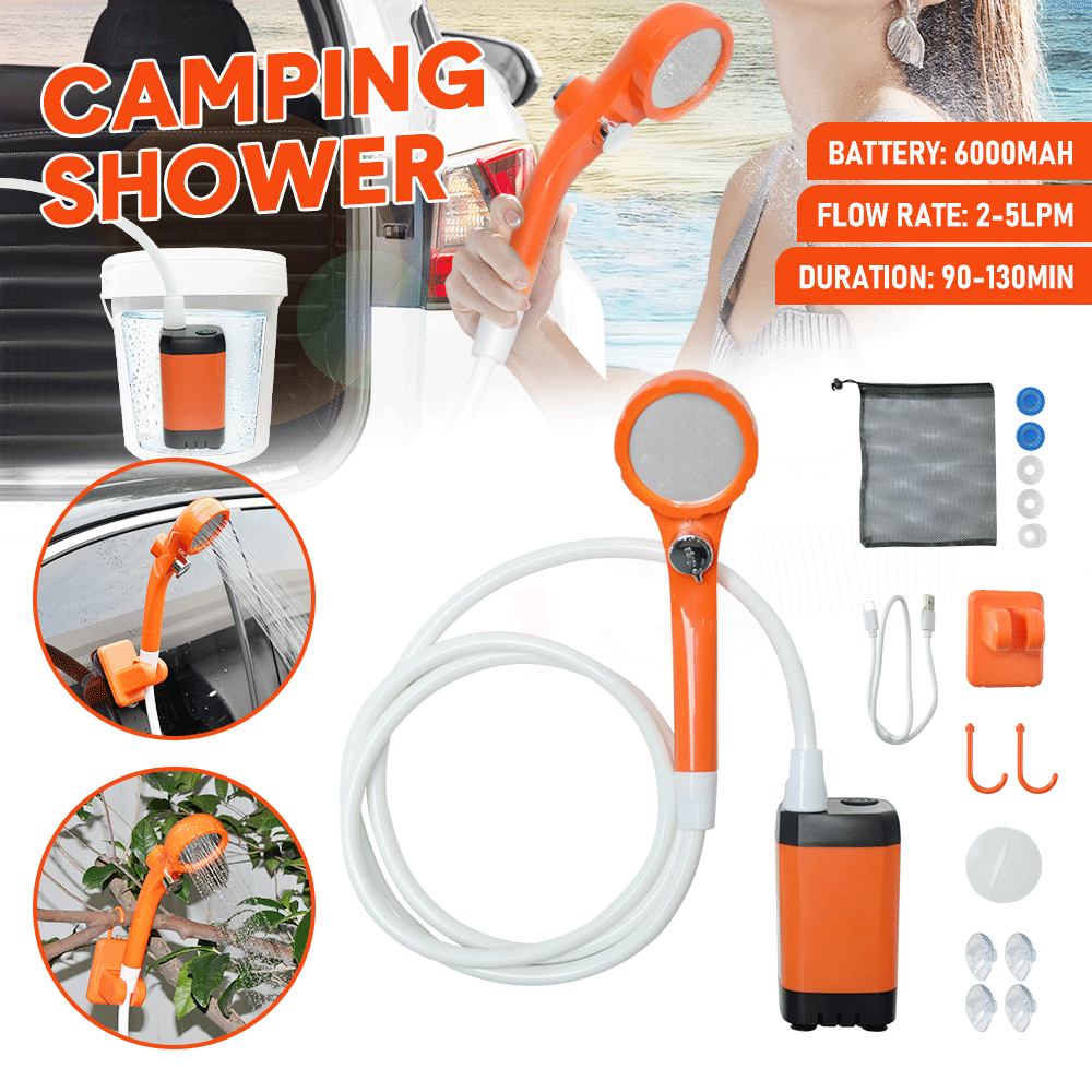 Rechargeable Portable Camp Shower Pump