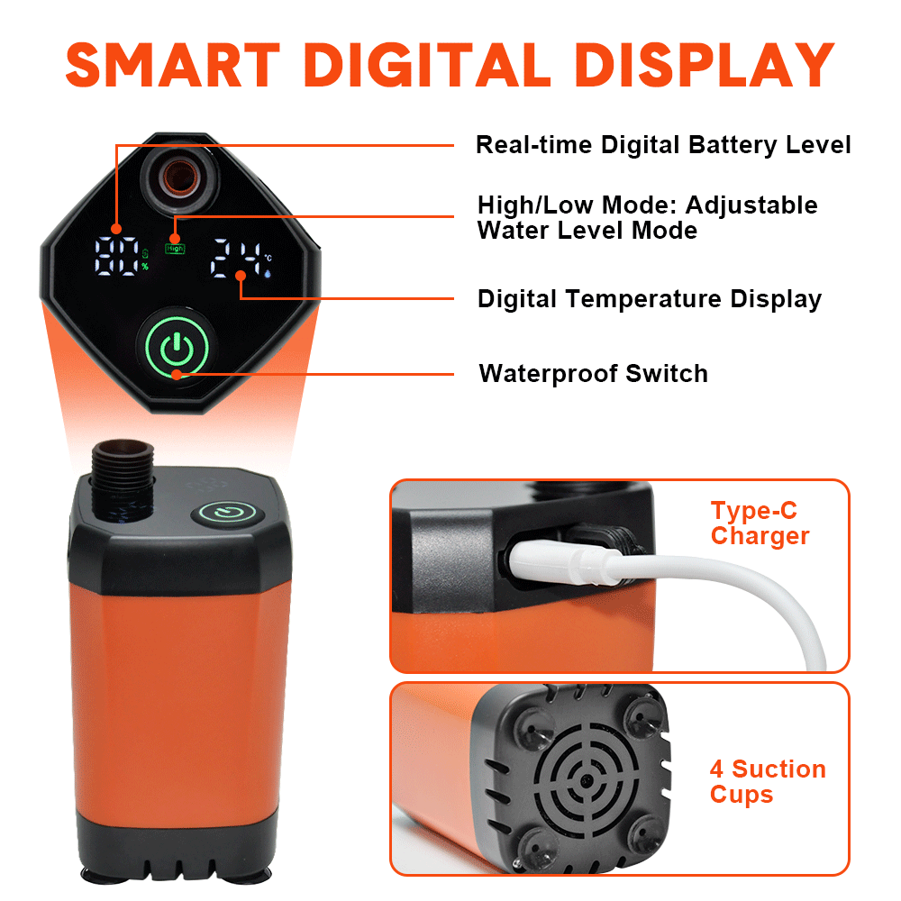 Rechargeable Portable Camp Shower Pump