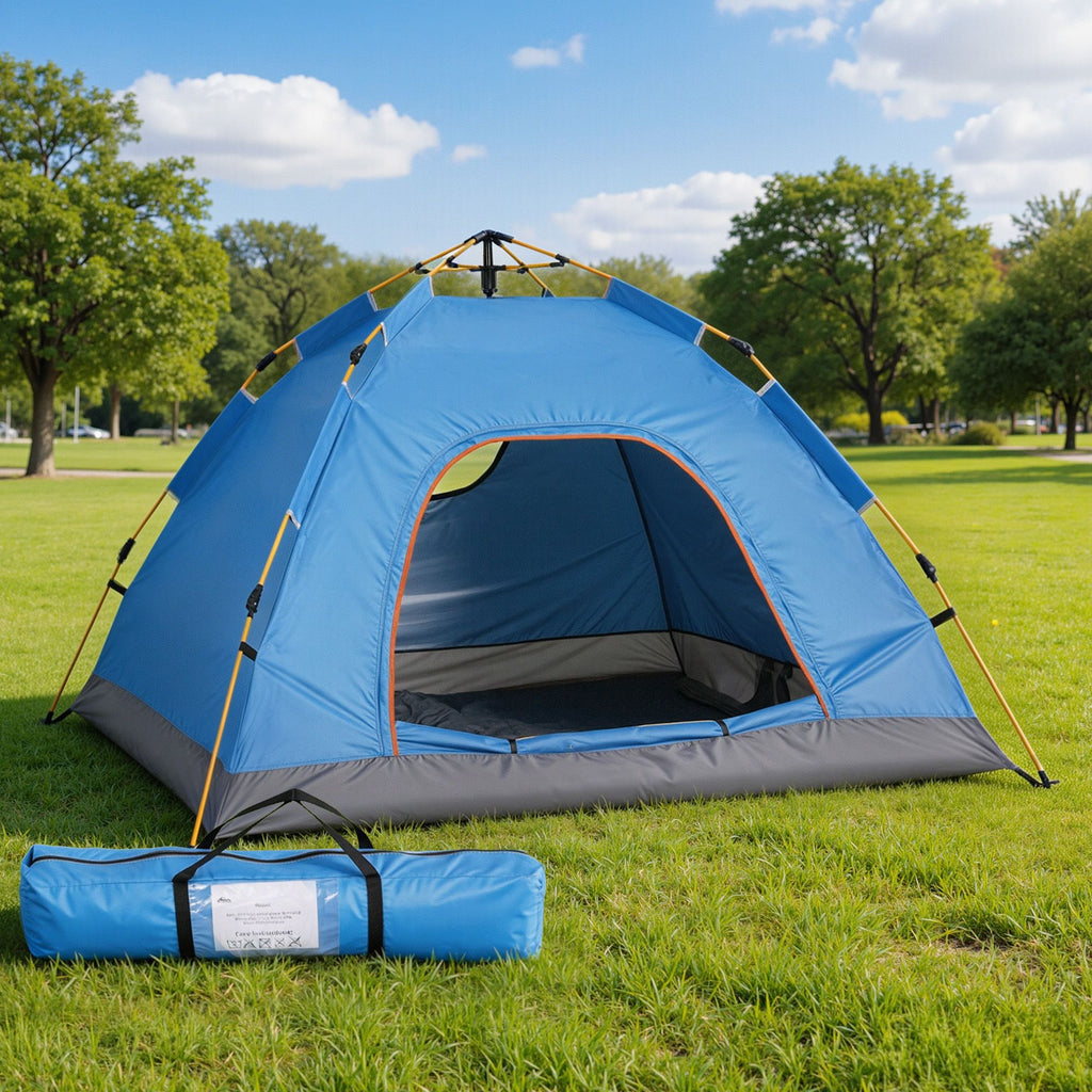 Weisshorn Instant Pop-Up Tent – 2–3 Person, Blue
