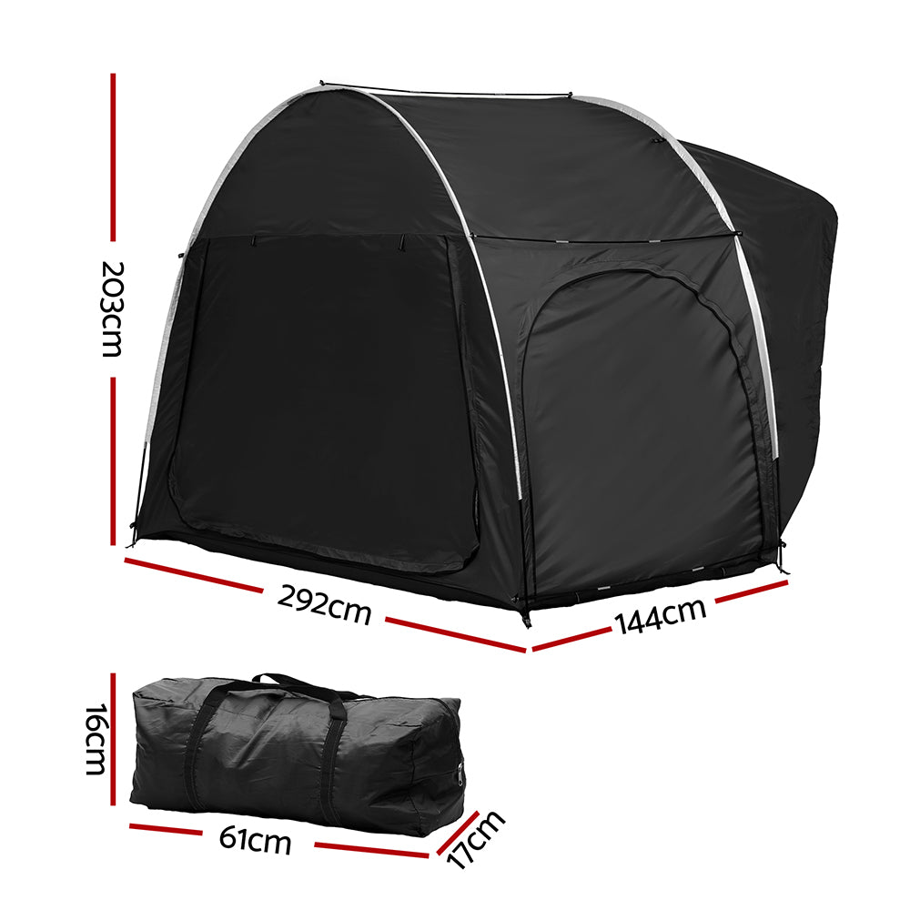 Weisshorn SUV Rear Hatch Tent – Black