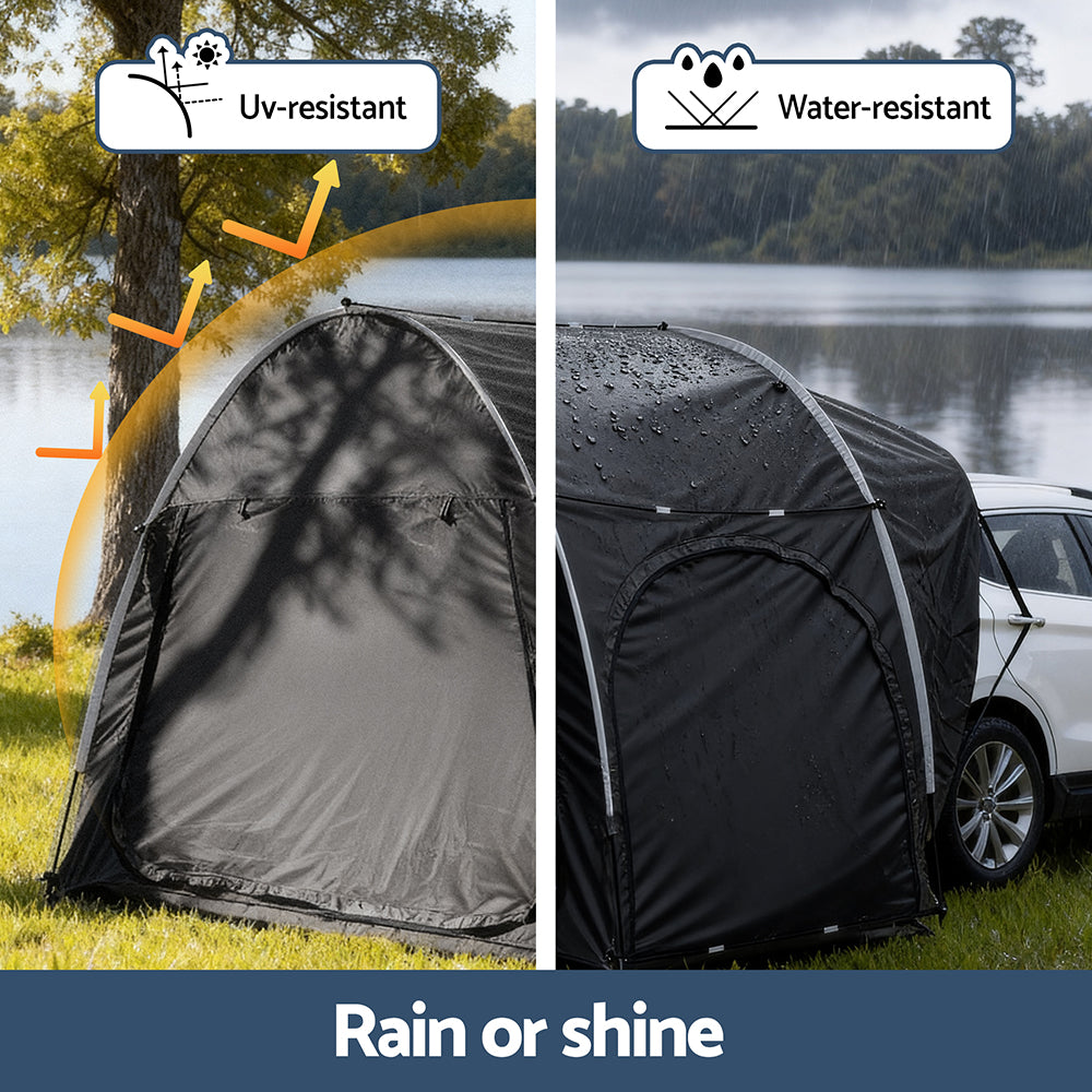 Weisshorn SUV Rear Hatch Tent – Black
